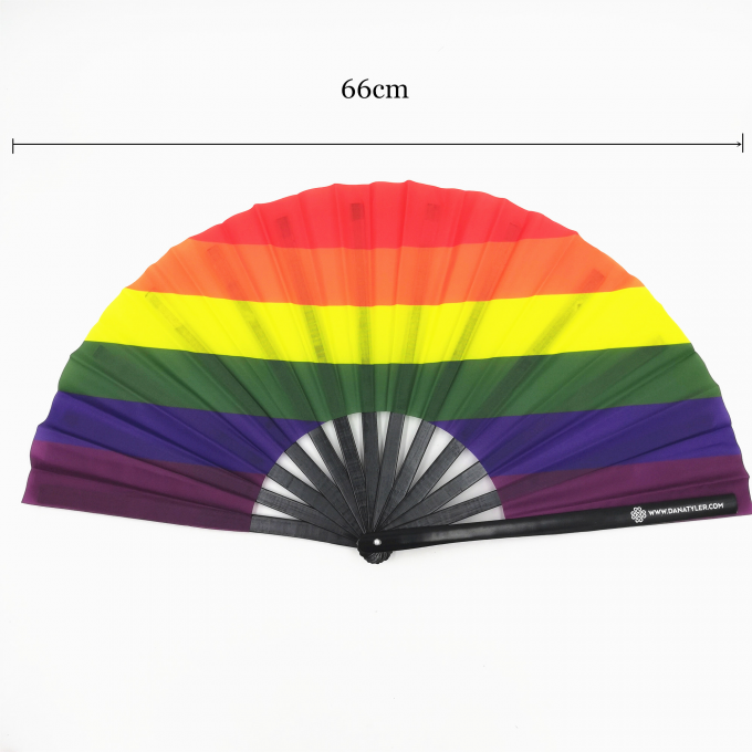 13 인치 사용자 지정 로고 클랙 접는 손 팬 큰 접는 대나무 손 팬 빈 클랙 서블리메이션 팬 결혼식 및 댄스 3