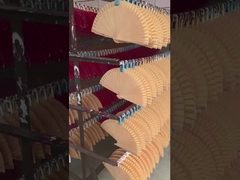 이중 면 맞춤형 대나무 아코디언 팬