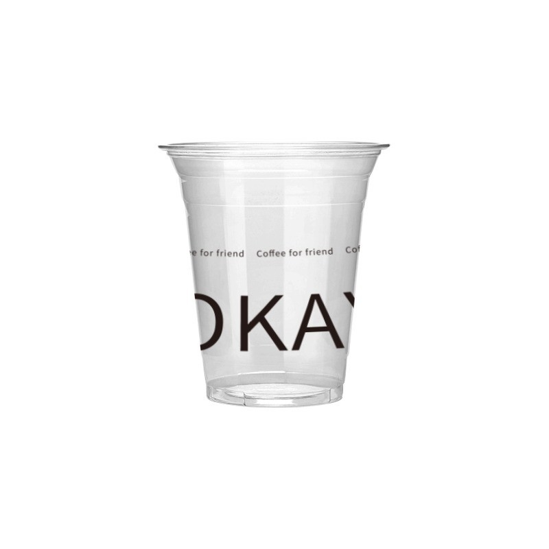 Wholesale 95mm Clear Plastic Cups PET Cold Drinking Cups for Ice Coffee Juice Boba Milk Tea Bubble Cup Beer