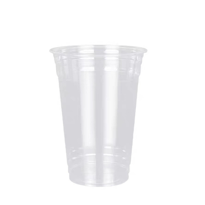 Wholesale 95mm Clear Plastic Cups PET Cold Drinking Cups for Ice Coffee Juice Boba Milk Tea Bubble Cup Beer