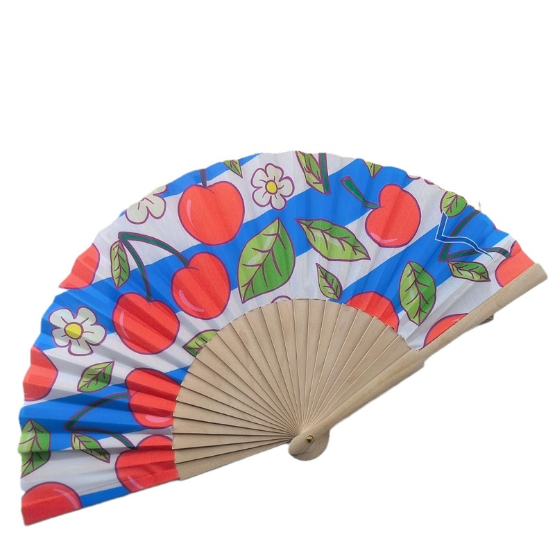 Wooden Antique Style Hand Fan for Wedding Souvenir and Festival Gift Custom Printed