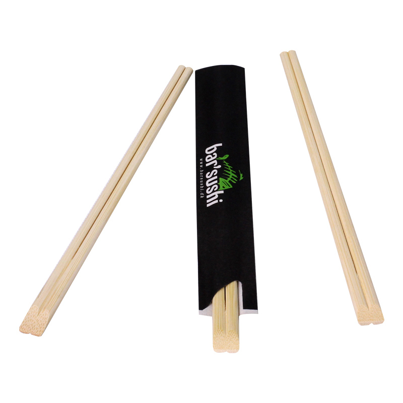 Engraved Disposable Bamboo Chopsticks with Customized Packing and High Temperature Sterilization