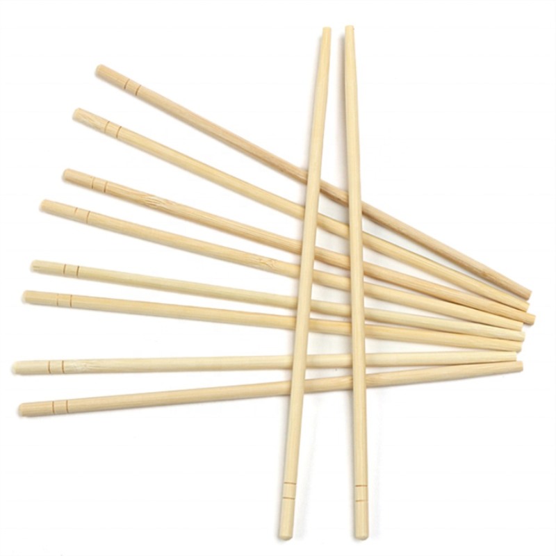 Eco-Friendly Disposable Bamboo Chopsticks 100prs/bag with 4.0-5.0mm Thickness and 180-230mm Length