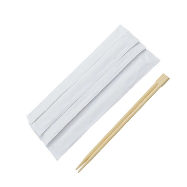 Custom Logo Printed Eco-Friendly Disposable Bamboo Chopsticks with 100pairs/polybag Packaging