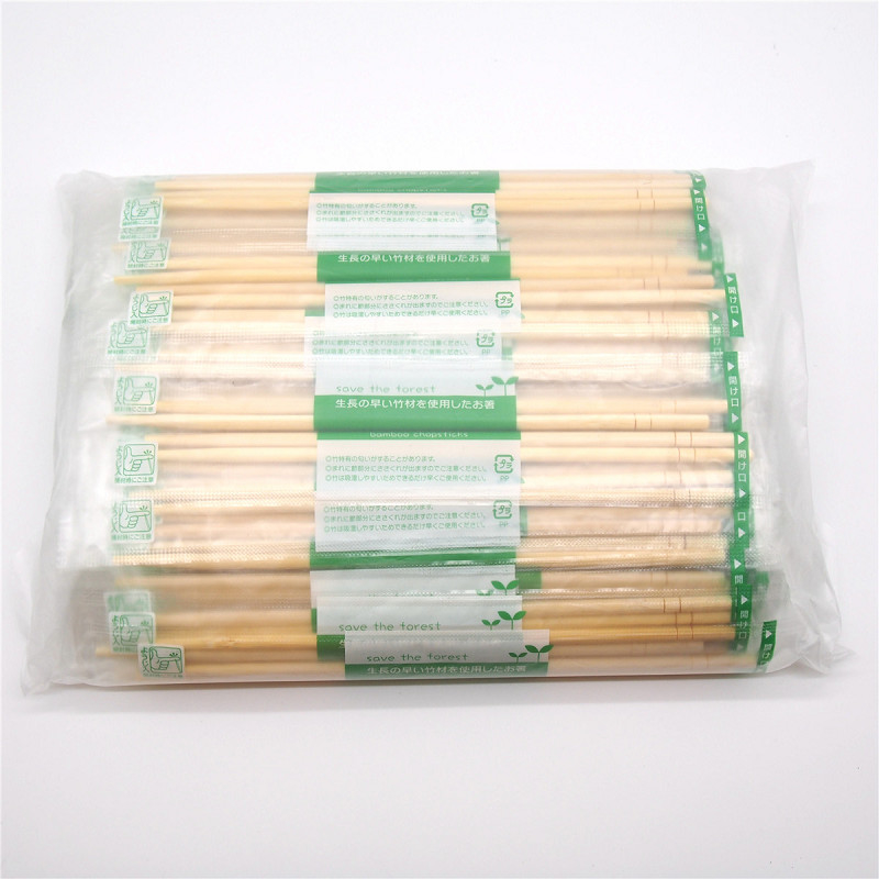 Custom Eco Friendly Takeaway Round Bamboo Chopsticks