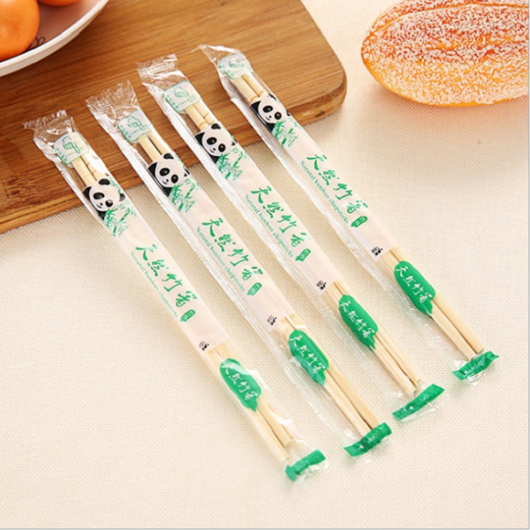 Custom Eco Friendly Takeaway Round Bamboo Chopsticks