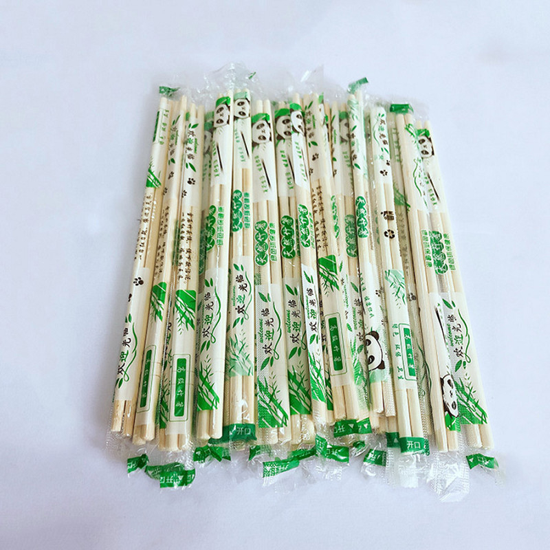 Custom Eco Friendly Takeaway Round Bamboo Chopsticks